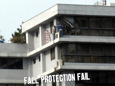 Air Conditioner Fall Protection Fail