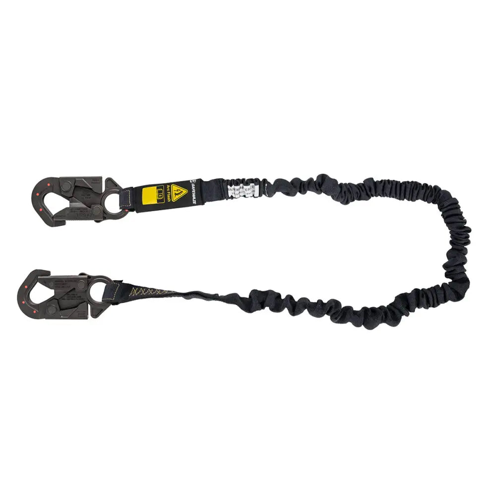 Safewaze Aramid Arc Flash Internal Shock Lanyard w/ Dielectric Snap Hook - 6 ft.