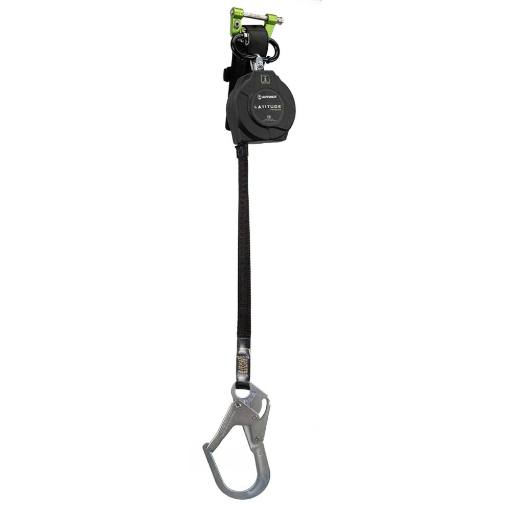Safewaze Latitude Edge Leading Edge Web Retractable w/ Rebar Hook - 8 ft.