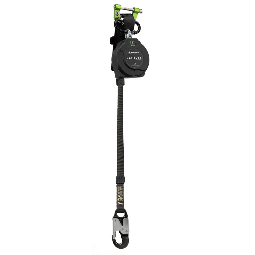 Safewaze Latitude Edge Leading Edge Web Retractable w/ Aluminum Snap Hook - 8 ft.