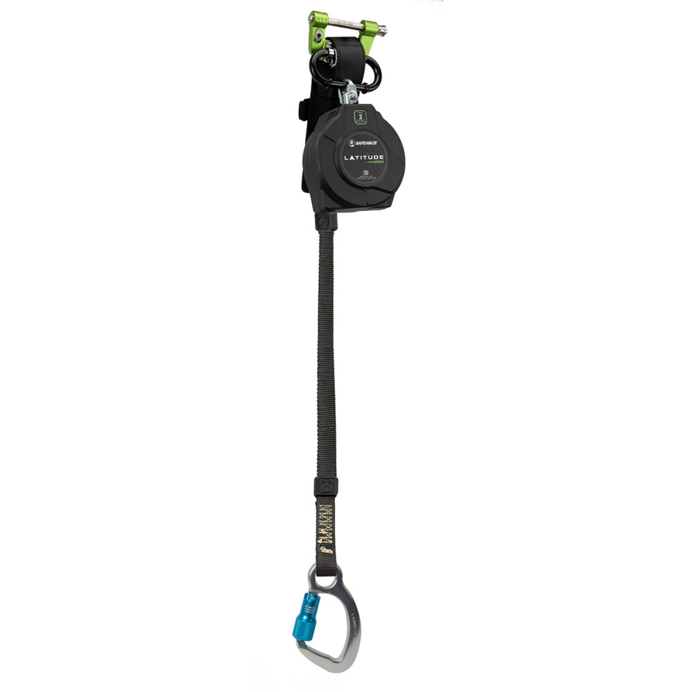 Safewaze Latitude Edge Leading Edge Web Retractable w/ Aluminum Carabine - 8 ft.