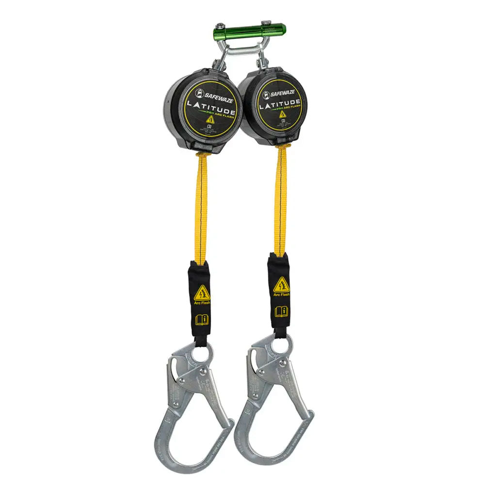 Safewaze Latitude Pro Arc Flash Dual Web Retractable w/ Rebar Hooks - 10 ft.