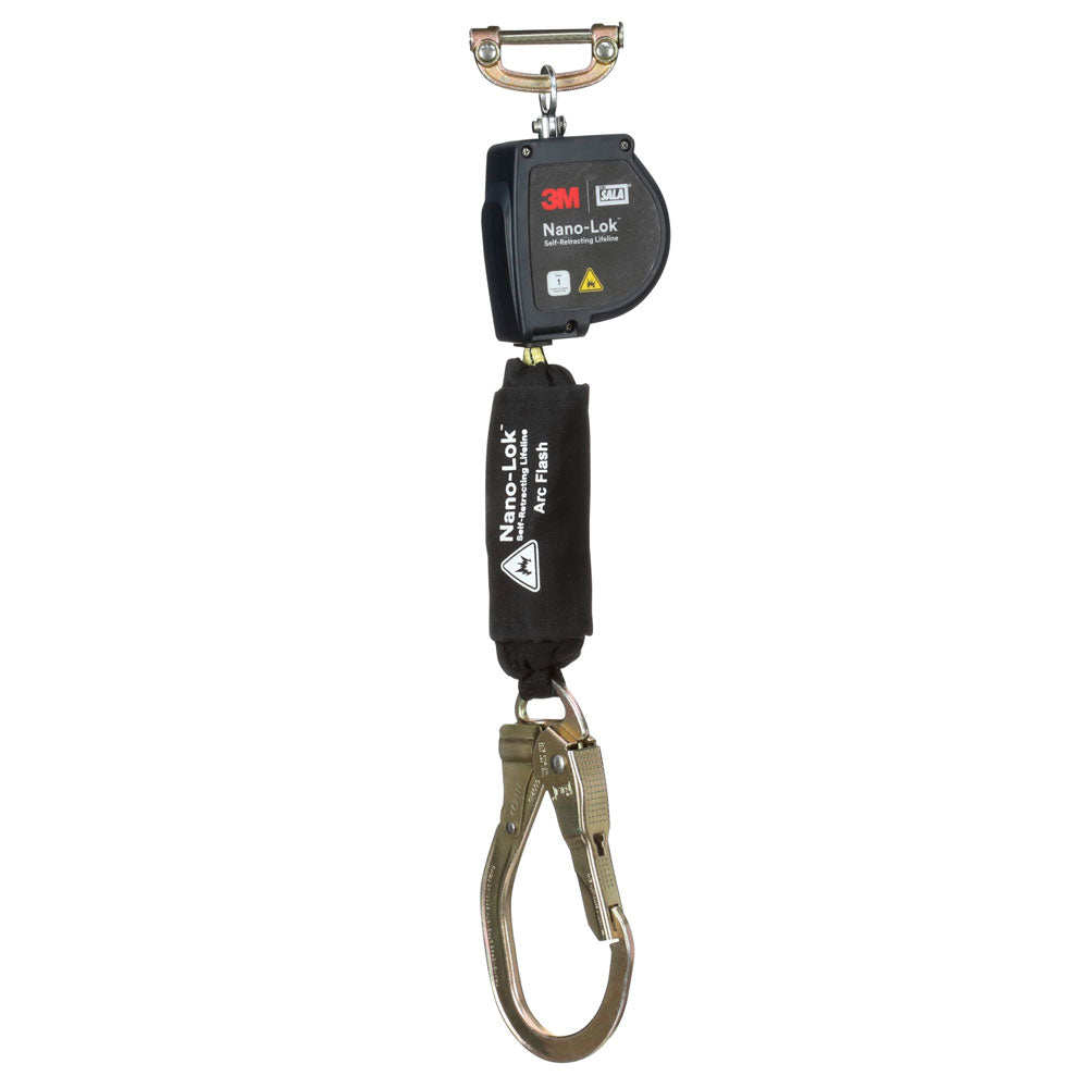 DBI-SALA Nano-Lok Arc Flash Kevlar Fiber Web SRL w/ Rebar Hook - 8 ft.