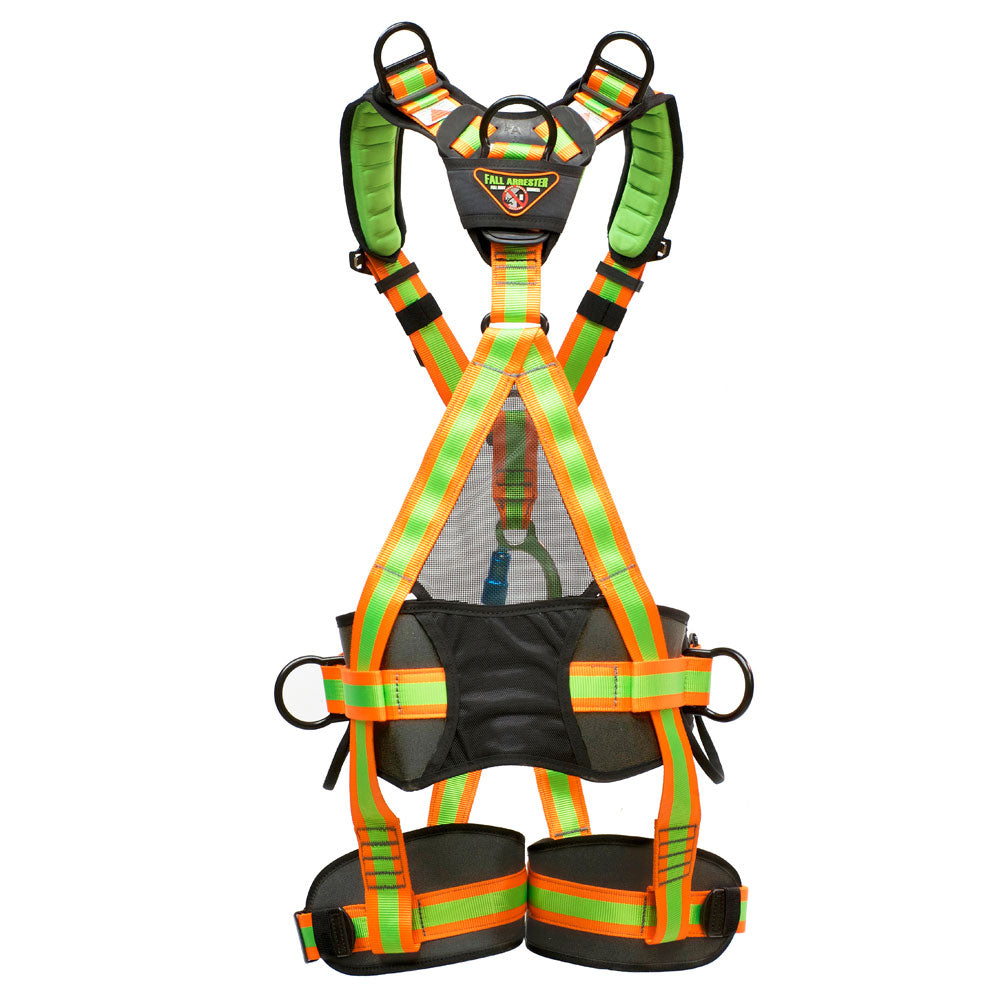 Super Anchor Hi-Viz Front D-Ring Harness - Back