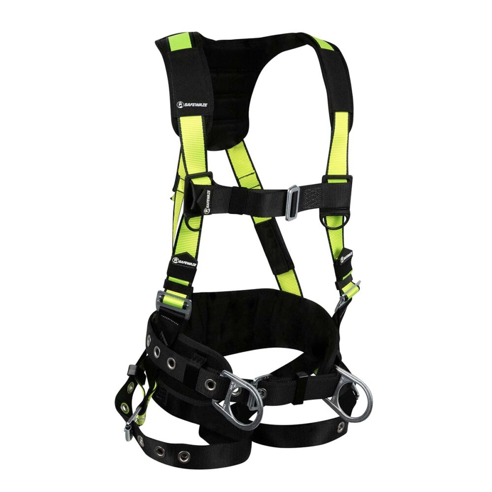 Safewaze PRO Construction Harness w/ Floating Back Pad