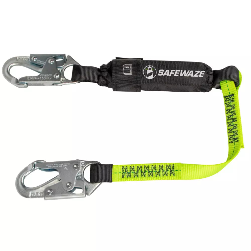 Safewaze PRO Shock Absorbing Lanyard - 3 ft.