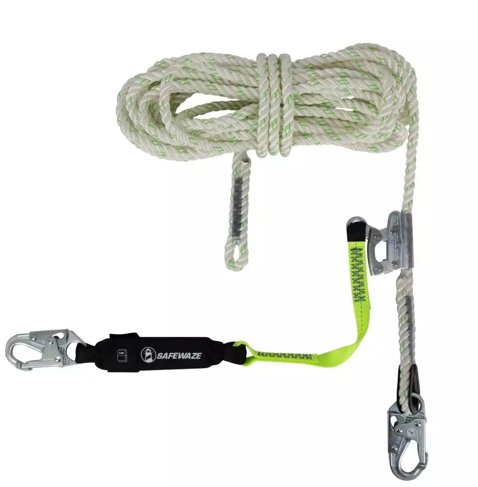 Safewaze PRO Vertical Lifeline Assembly - 50 ft.