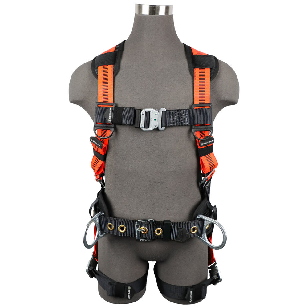 Safewaze V-LINE Construction Harness - QC Chest