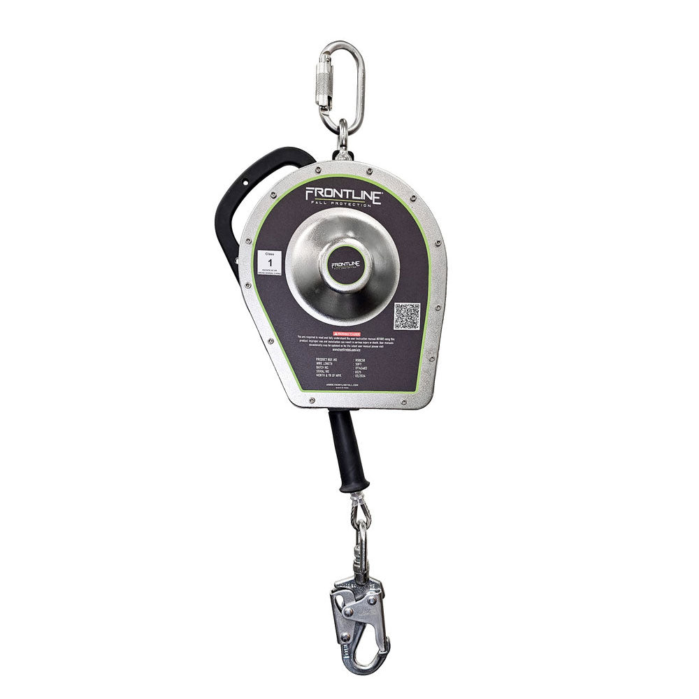 Frontline Sealed Block Stainless Steel Self Retracting Lifeline - 80 f