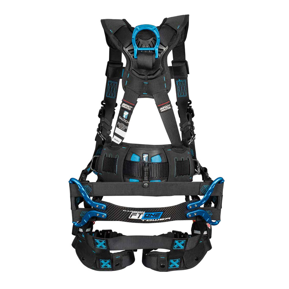 FallTech Carbon FT-One Tower Harness - Quick Connect - Back