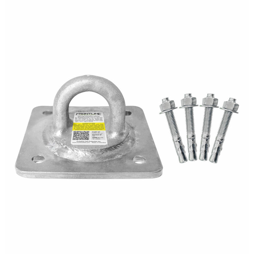 Frontline Concrete and Steel Reusable Anchor Plate - CAL-OSHA