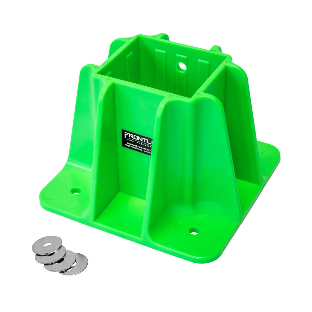 Frontline Safety Guardrail Boot Base - 24 Pack