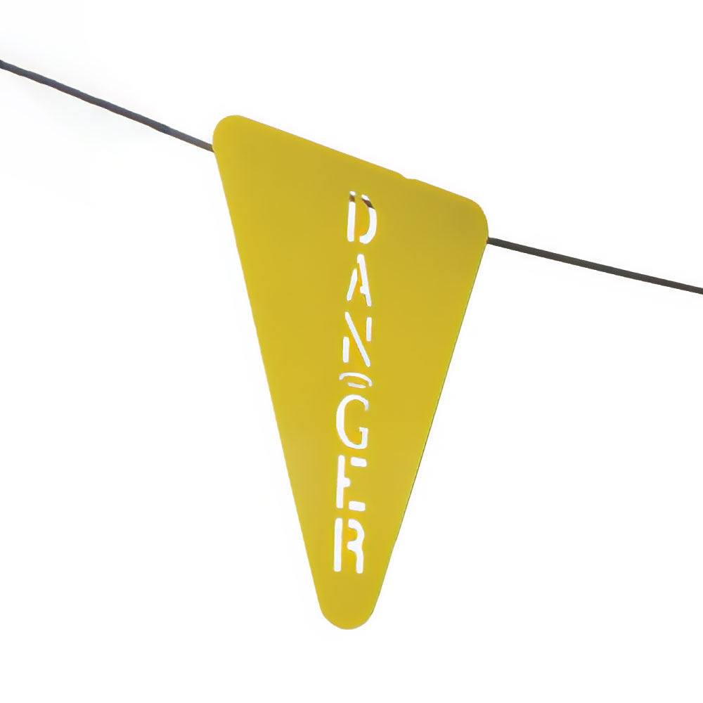 Guardian Stamped Steel Warning Flag