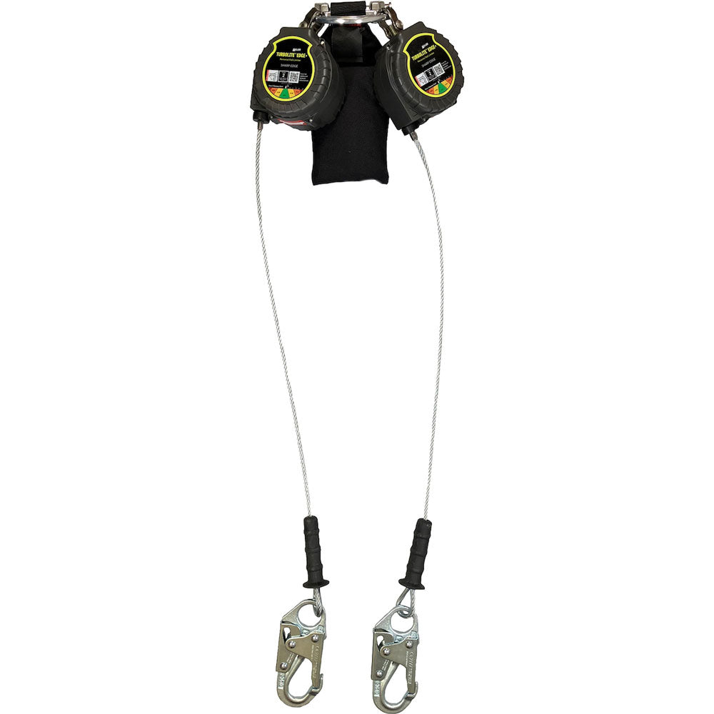 Miller TurboLite+ Edge Twin Cable Fall Limiter - 9 ft.