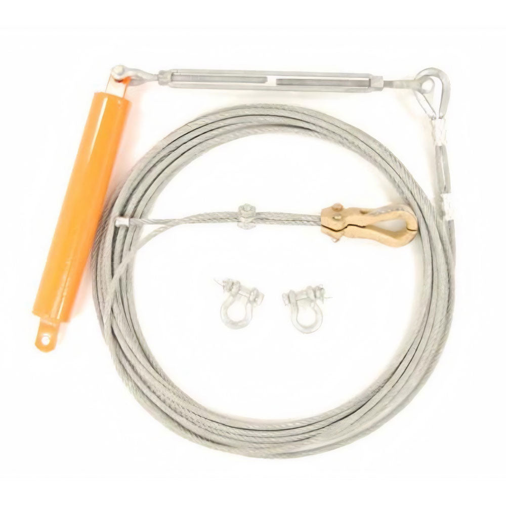 Safe Approach Horizontal Lifeline Assembly