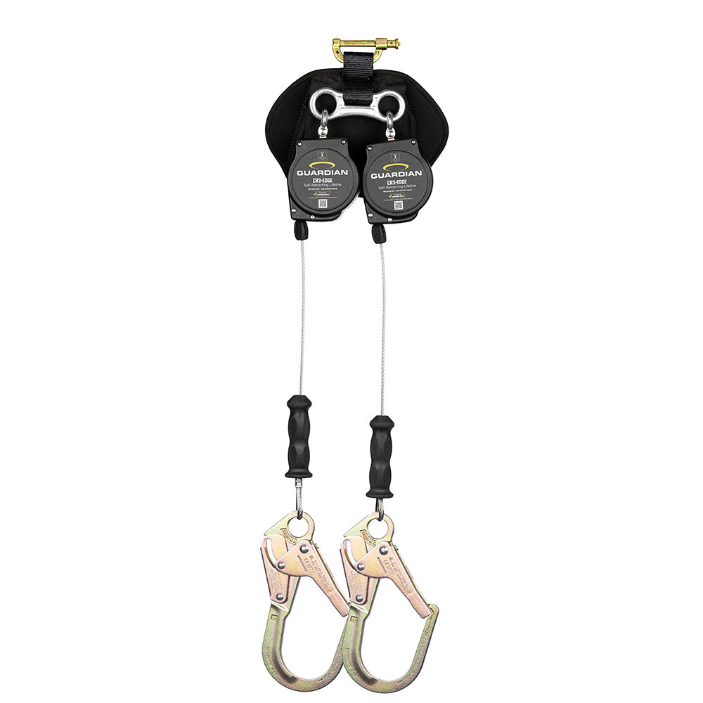 Guardian CR3-Edge Double Class 2 Self-Retracting Lifeline - Rebar Hook - 8 ft.