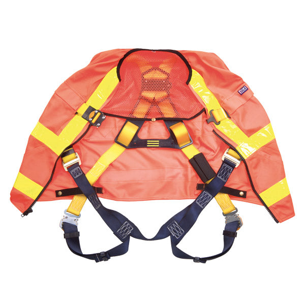 DBI-SALA Reflective Orange Delta Vest Harness - Open
