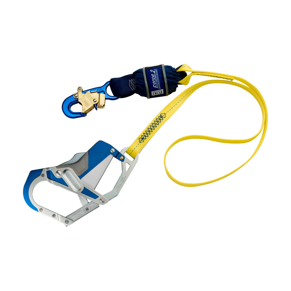 DBI-SALA Force 2 Shock Lanyard w/ Rebar Hook - 6 ft.