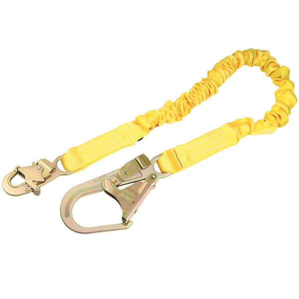 Web Retractable Y-Lanyard with Gate Large Aluminum Hooks - Ultra-Safe