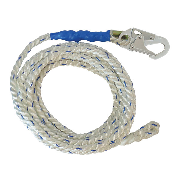 FallTech Vertical Lifeline w/ Braid-end - 100 ft. - 8200