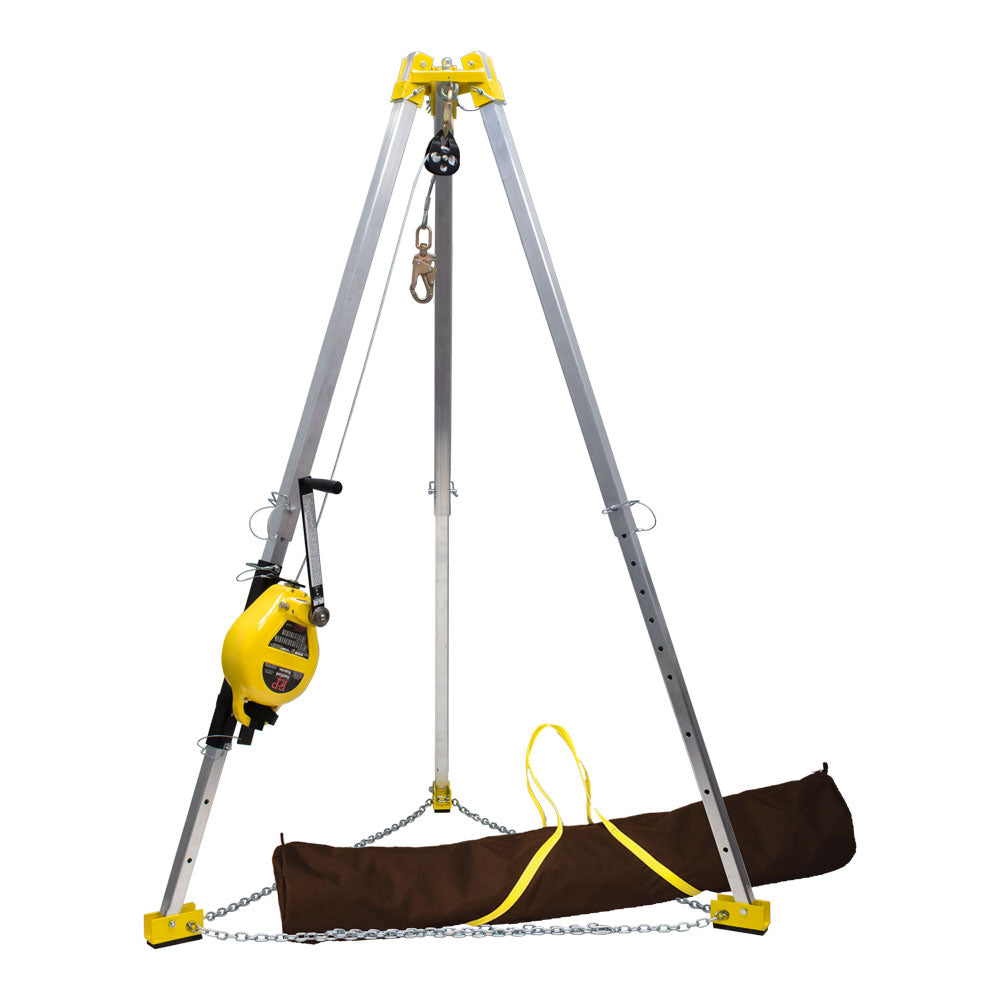 French Creek 9 ft. Tripod Rescue System w/ Winch Bag