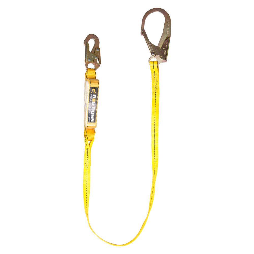 Guardian Big Boss Extended Free Fall Lanyard Rebar Hook - 6 ft.
