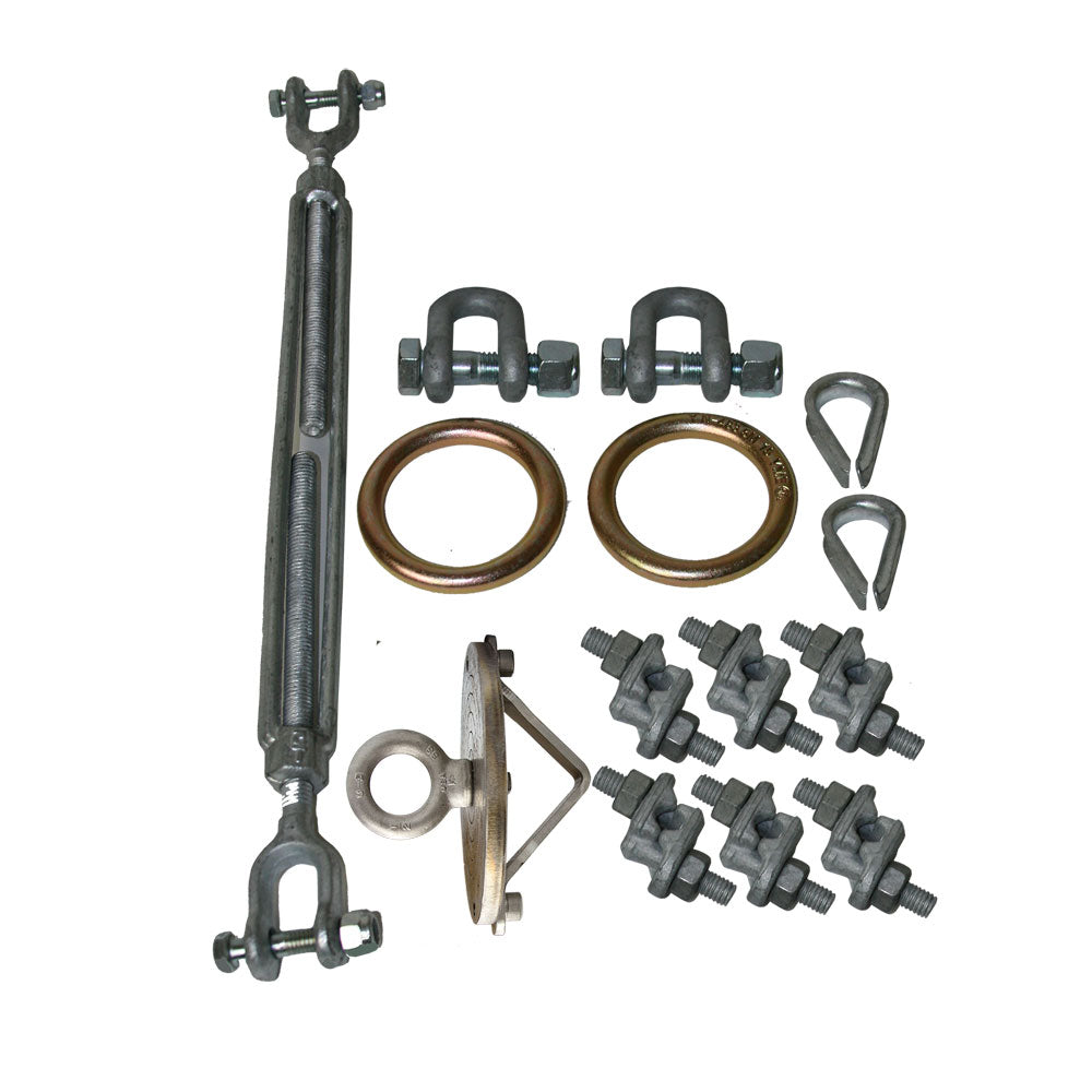 Guardian Metal Energy Absorber Horizontal Lifeline System - up to 60 ft.