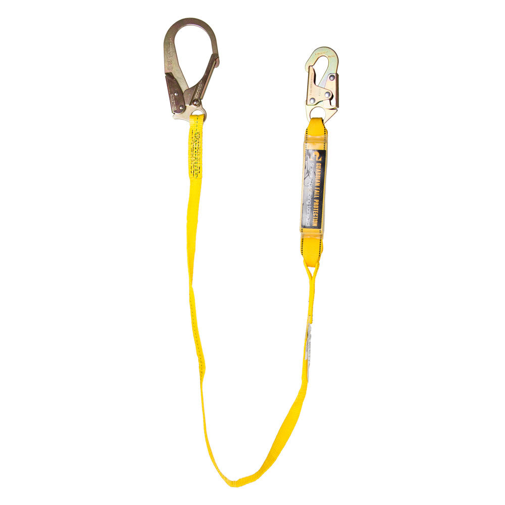 Guardian Shock Absorbing Lanyard Rebar Hooks - 6 ft.