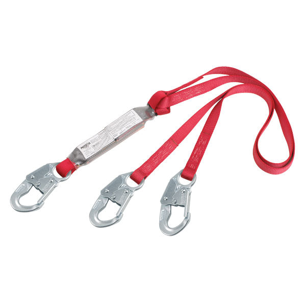 Protecta Pro Dual Leg Shock Absorbing Lanyard - 6 ft.