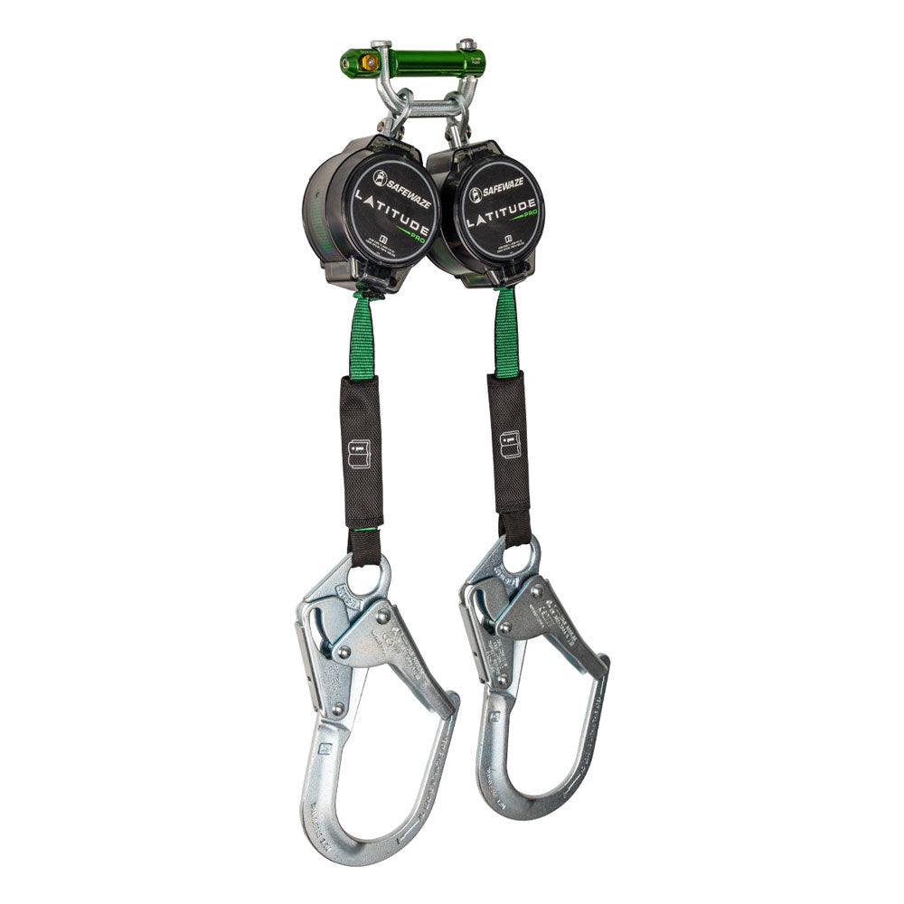 Safewaze 018-5026 7' Dual Leg Web Retractable with Steel Rebar Hooks