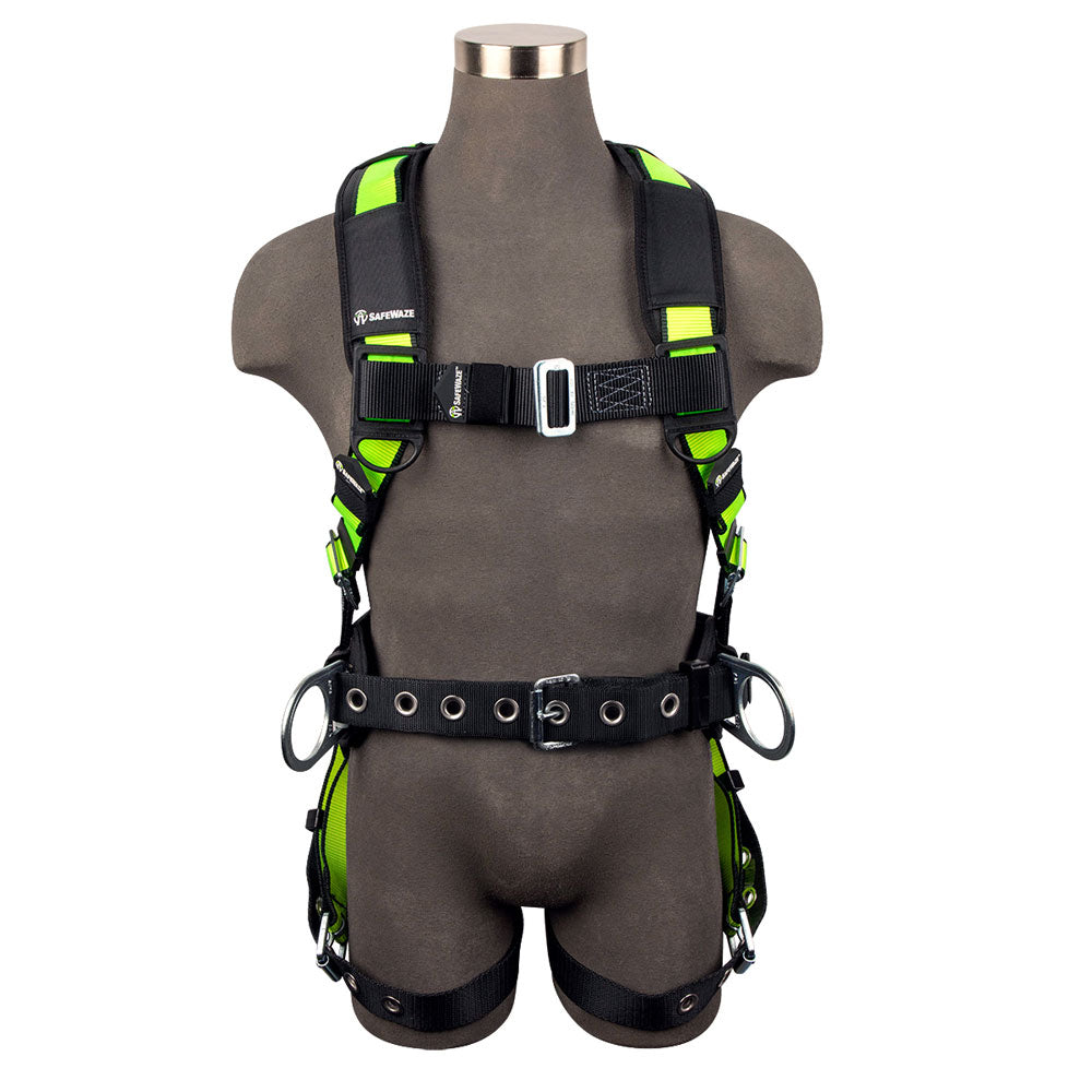 Safewaze PRO Construction Harness w/ Floating Back Pad