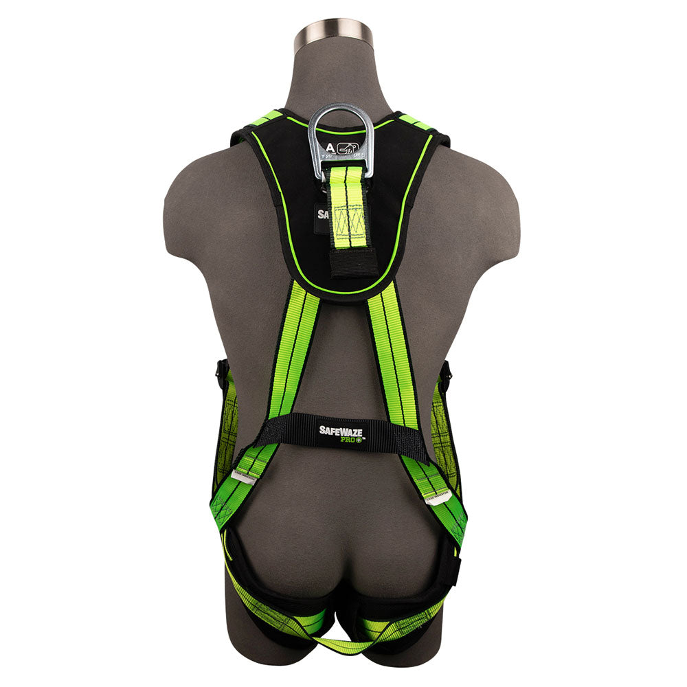 Safewaze PRO+ Flex Universal Harness w/ Quick Connect - Back