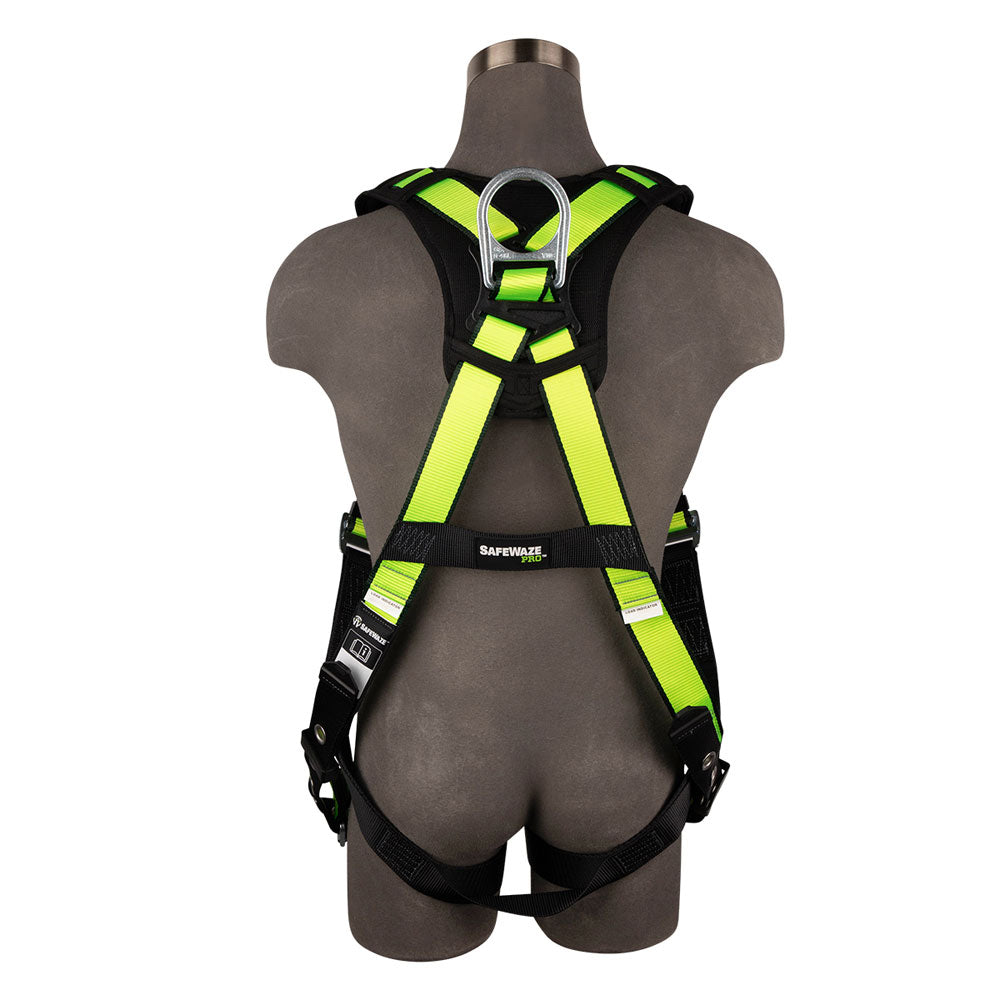 Safewaze PRO Universal Harness w/ Tongue Buckles - Back