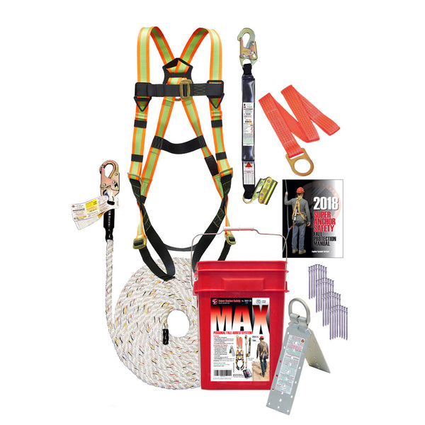 Super Anchor Max Fall Protection Kit