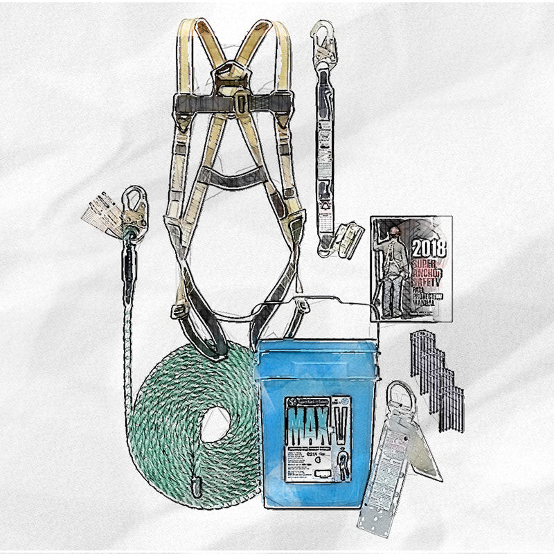 Roofer’s Kits for Fall Protection – Kits & Compliance Buckets