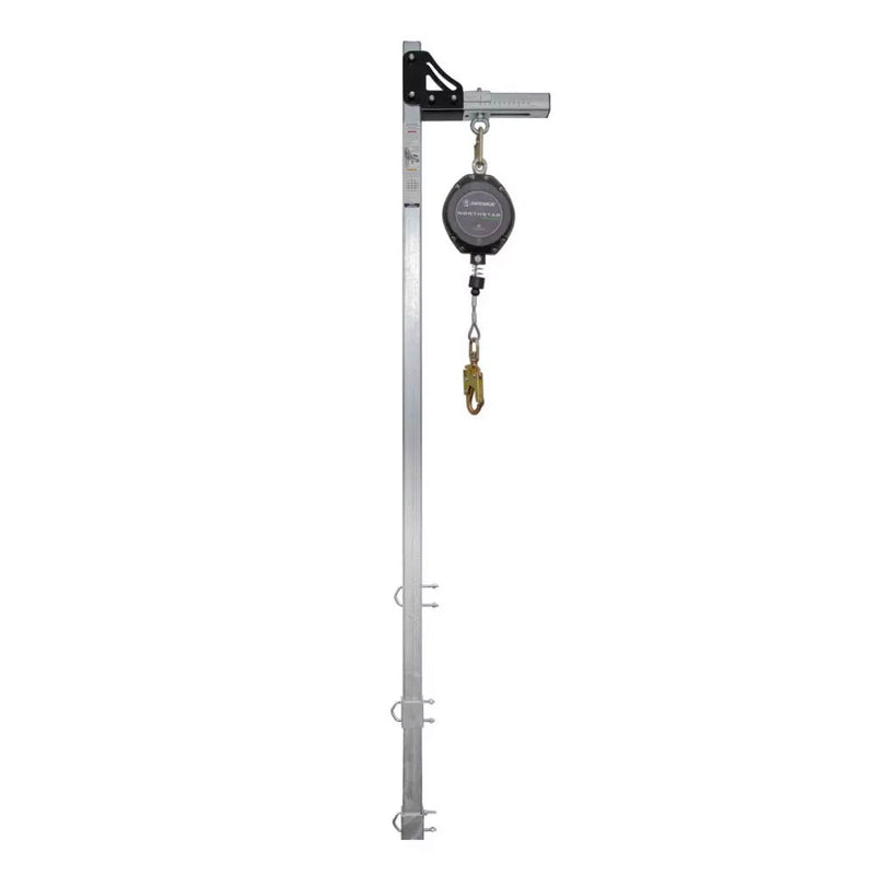 Safewaze Adjustable SRL Ladder Anchor System with Retractable