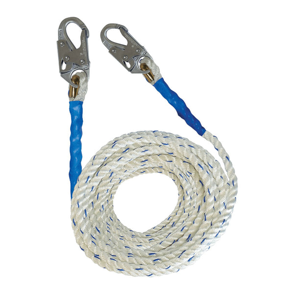 Peakworks V84015050 VL-1122-50 Vertical Lifeline 5/8 x 50ft with 2 Snap Hooks Peakworks V84015050 VL-1122-50 Vertical Lifeline 5/8 x 50ft with 2 Snap Hooks