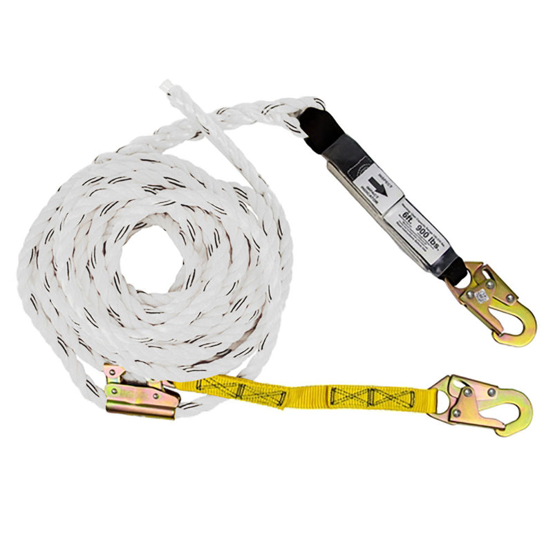 Guardian Blue Steel Vertical Rope Lifeline Assembly - 50 ft. (Closeout
