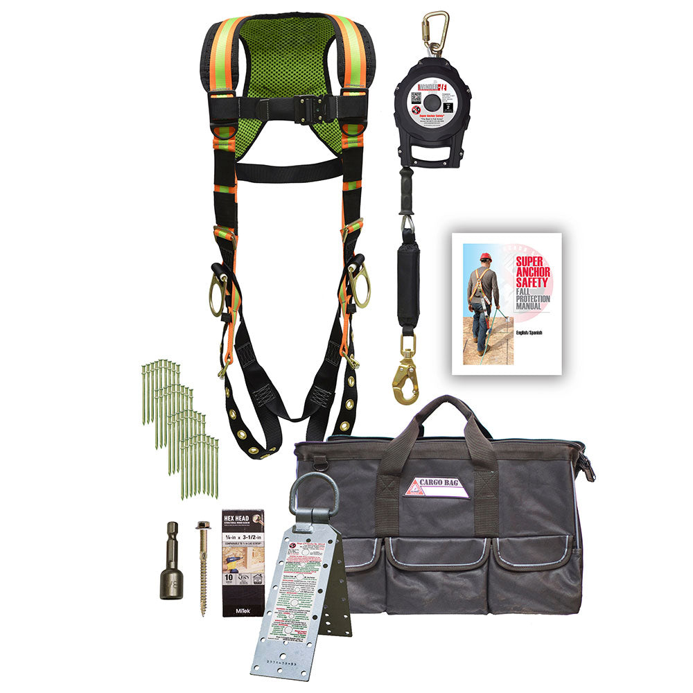 Fall Pro Leading Edge Super Anchor MAX-LE Leading Edge Fall Protection Kit - 30 ft.