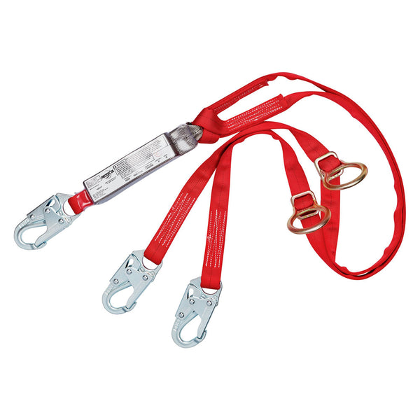Protecta Pro Dual Leg Tie Back Shock Absorbing Lanyard - 6 ft.
