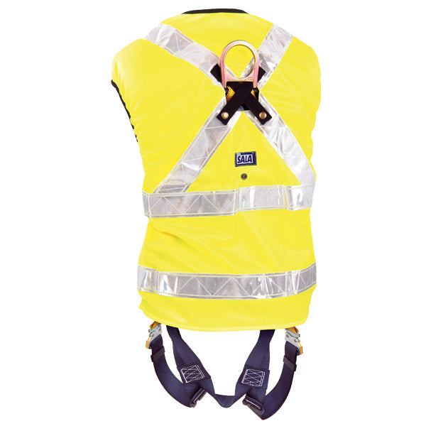 DBI-SALA Reflective Yellow Delta Vest Harness - Back