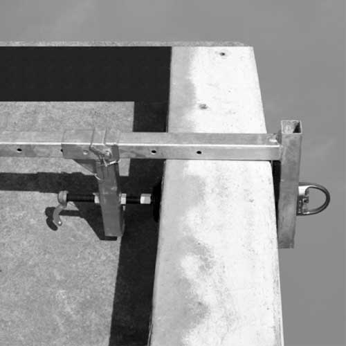 French Creek Parapet Anchor - In Use