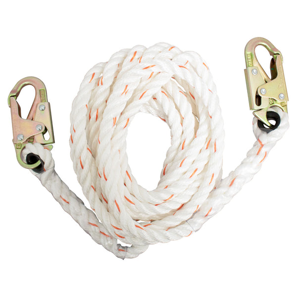 French Creek Vertical Lifeline w/ Hook Ends - 25 ft. - 410-25