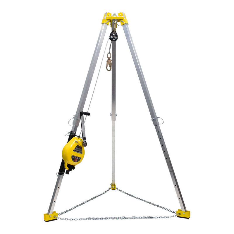 French Creek Tripod Rescue System - Stainless Steel Retractable