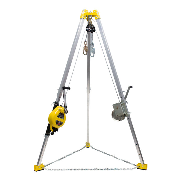 French Creek Complete Tripod Rescue System - Stainless Steel