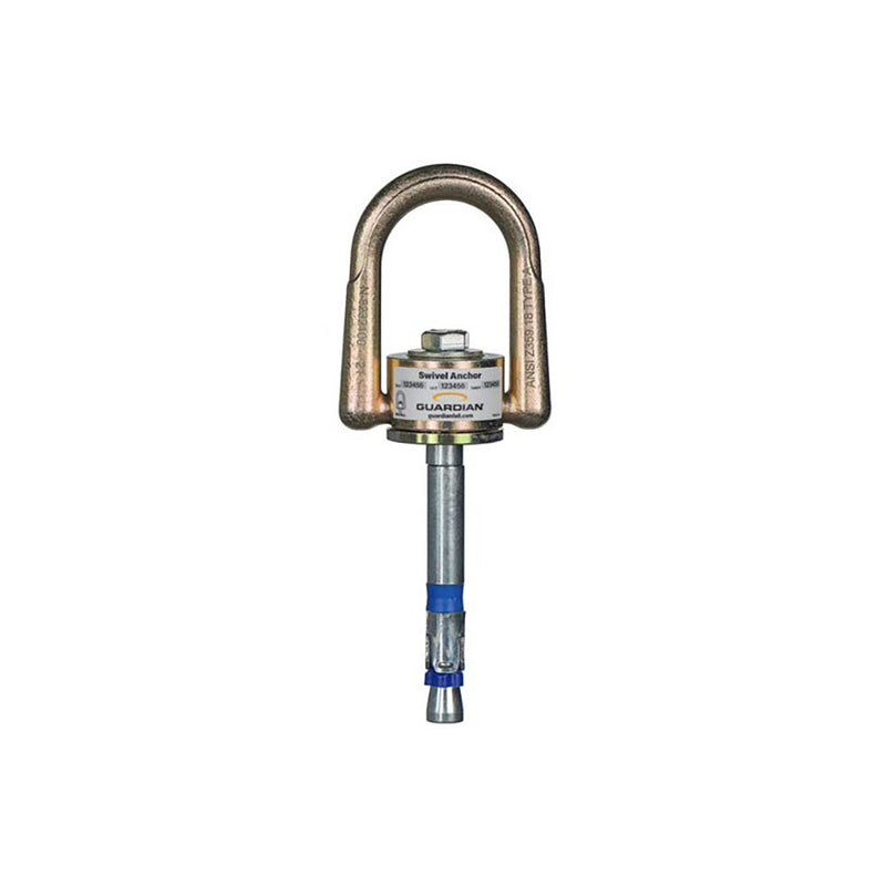 Guardian Fall Protection 10000 lbs Swivel Anchor, Size: One Size