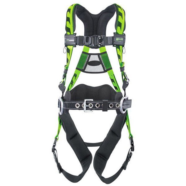 Miller AirCore Construction Harness w/ Quick Connect Buckles & Aluminum Hardware