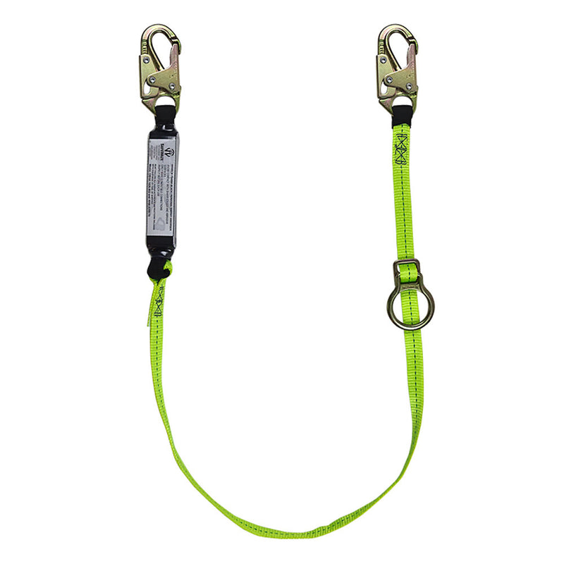SafeWaze Tie-Back Lanyard w/ Adjustable Ring - 6 ft.