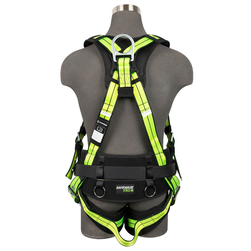 SafeWaze PRO+ Flex Iron Worker Harness - Back