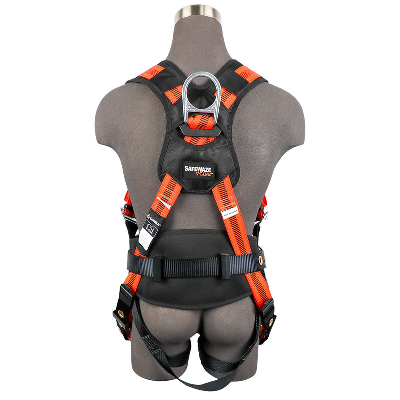 Safewaze V-LINE Construction Harness - Back